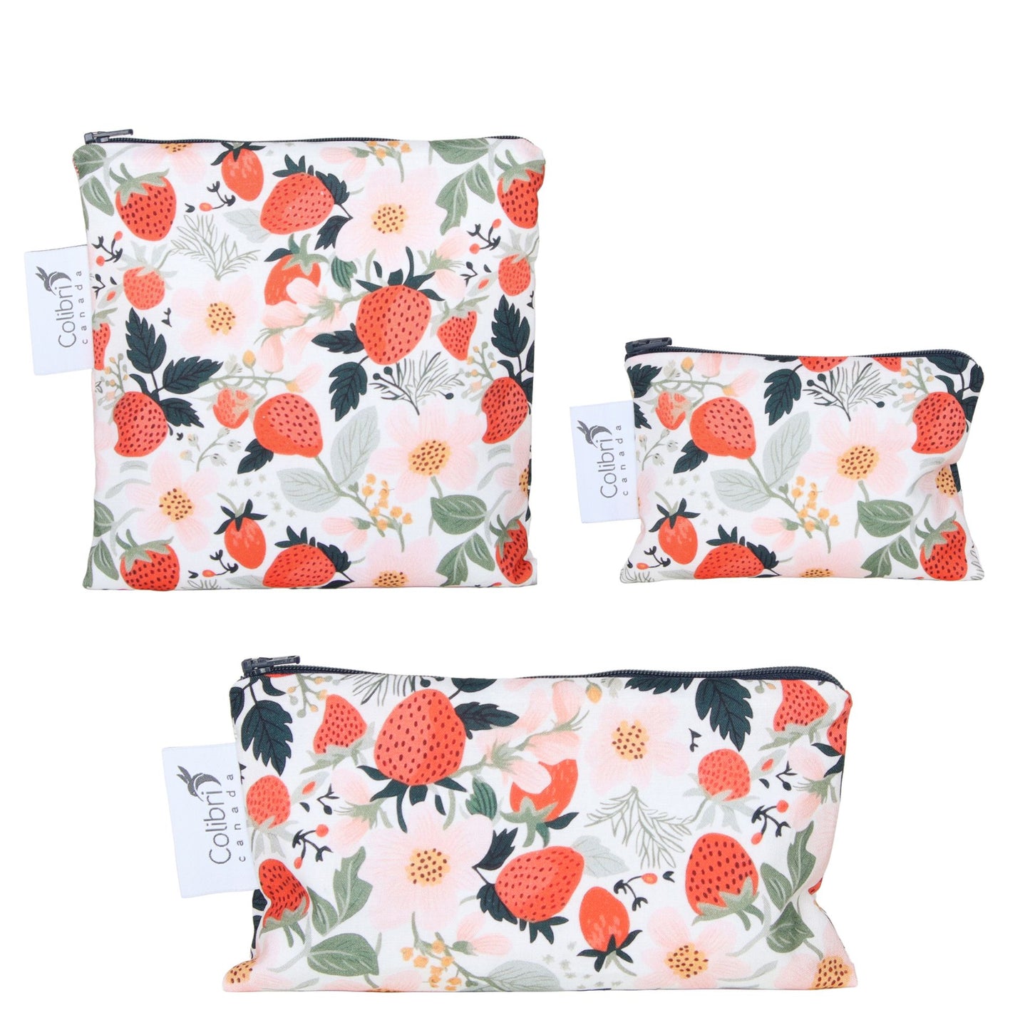 Strawberry Patch Snack Bag Set