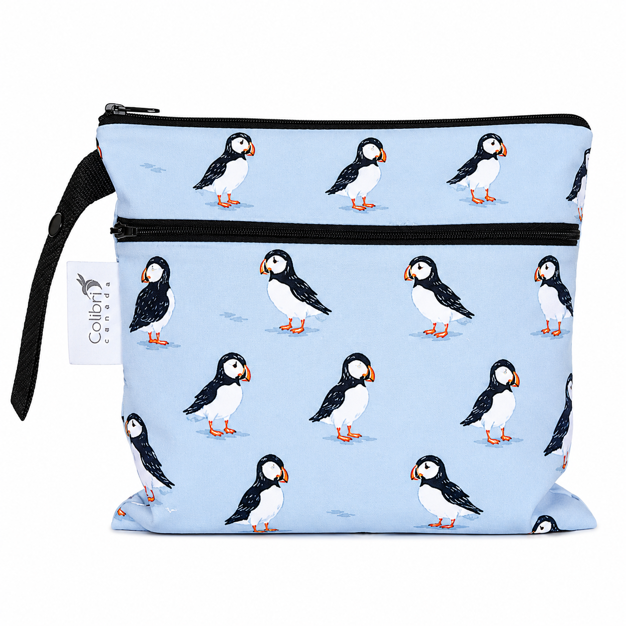Puffins Small Double Duty Wet Bag