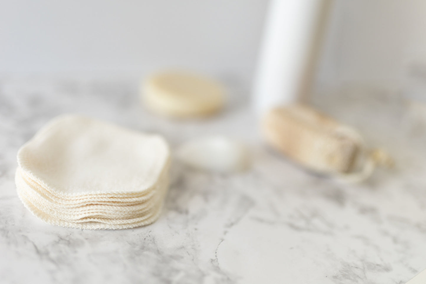 Bamboo/Organic Fleece Facial Rounds Set of 10