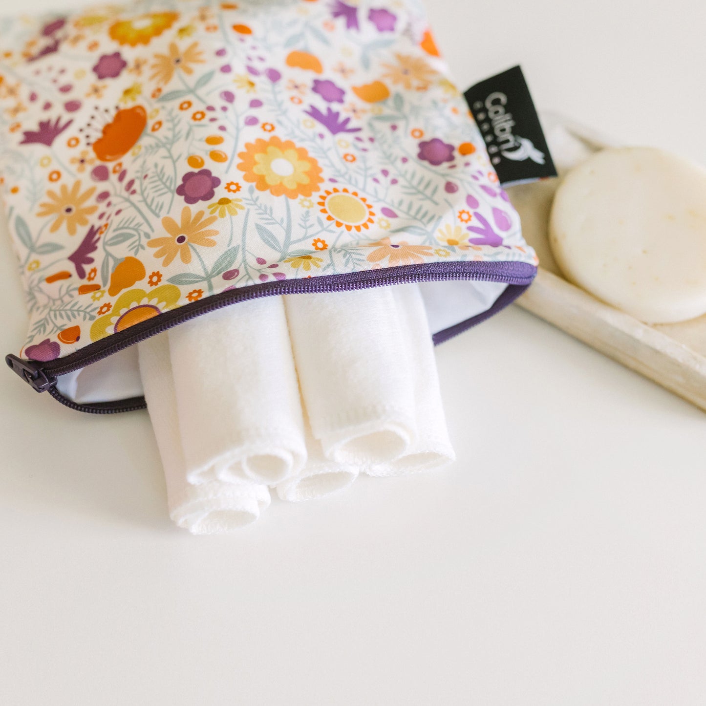 Bamboo/Organic Fleece Washcloths Set of 5