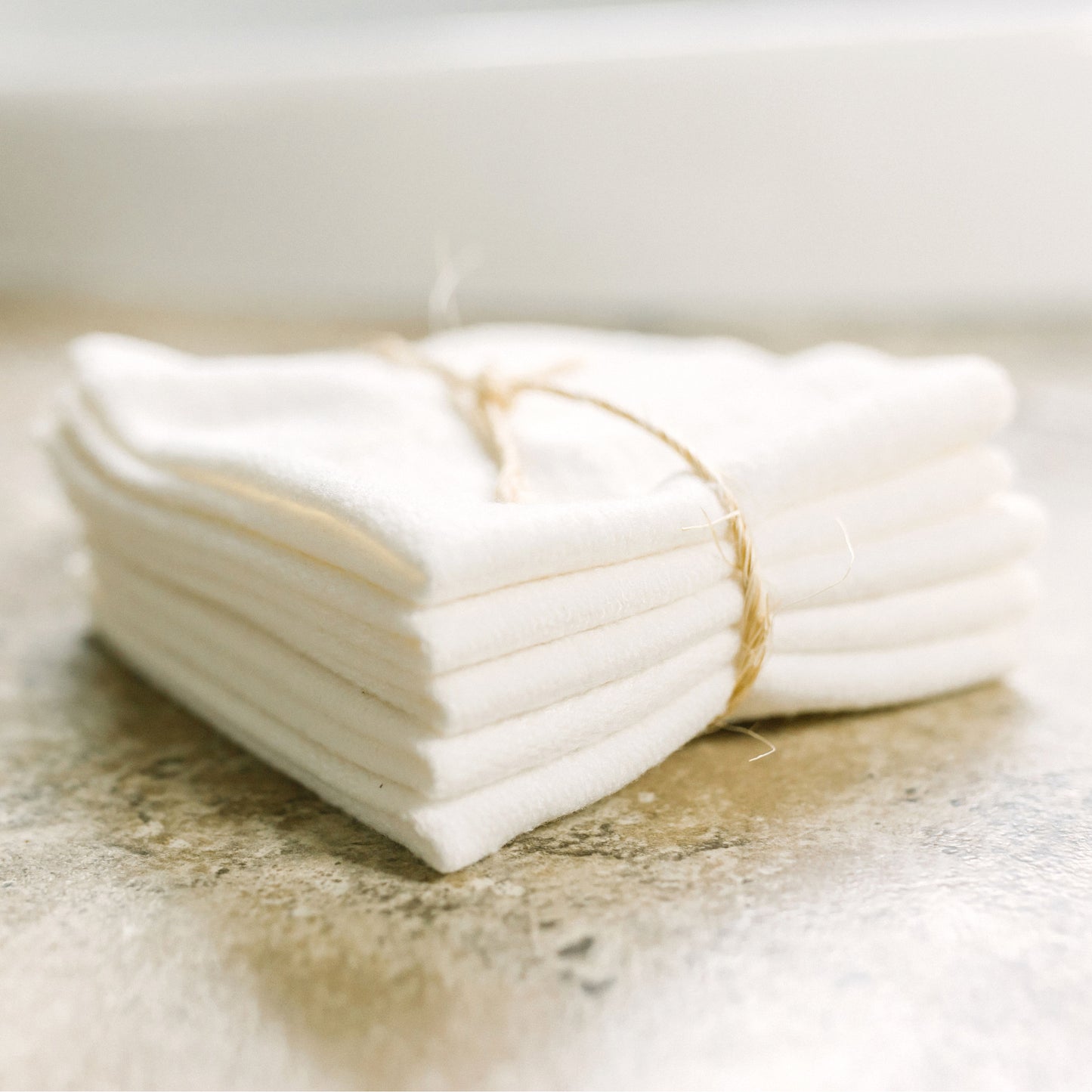 Bamboo/Organic Fleece Washcloths Set of 5