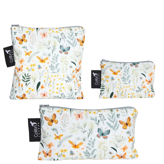 Butterfly Garden Snack Bag Set