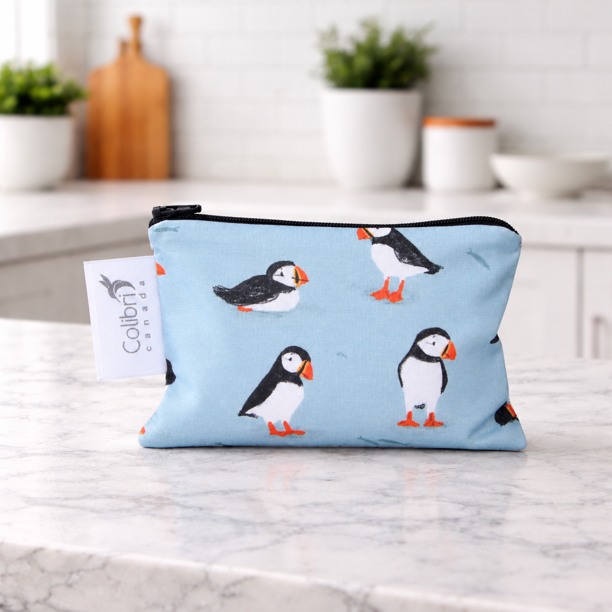 Puffins Reusable Snack Bag - Small