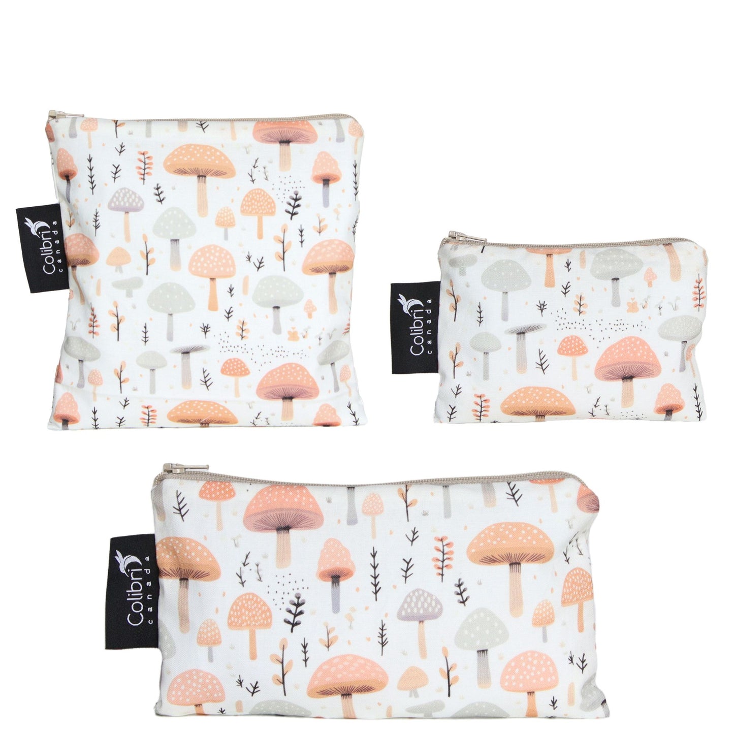 Mushrooms Snack Bag Set