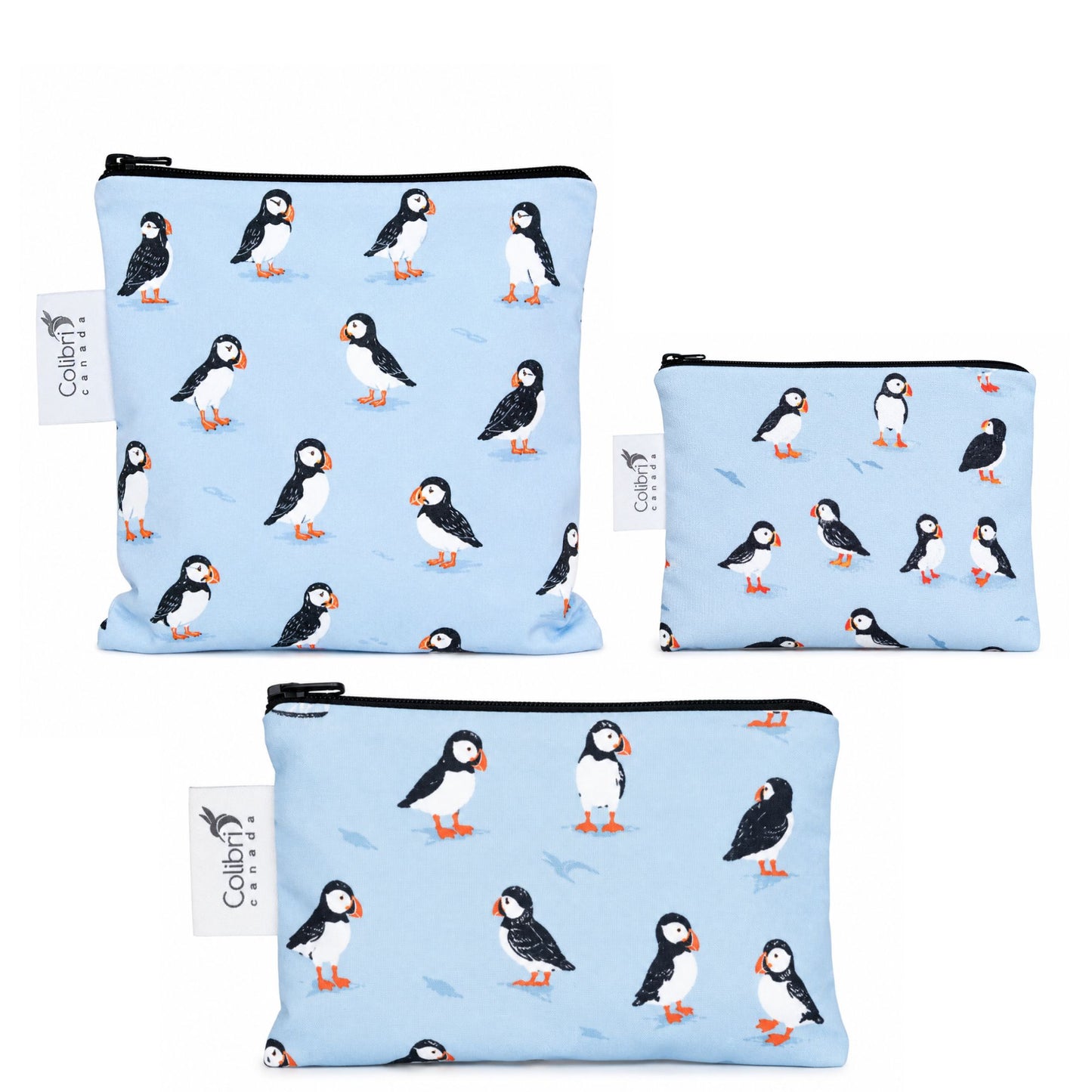 Puffins Snack Bag Set