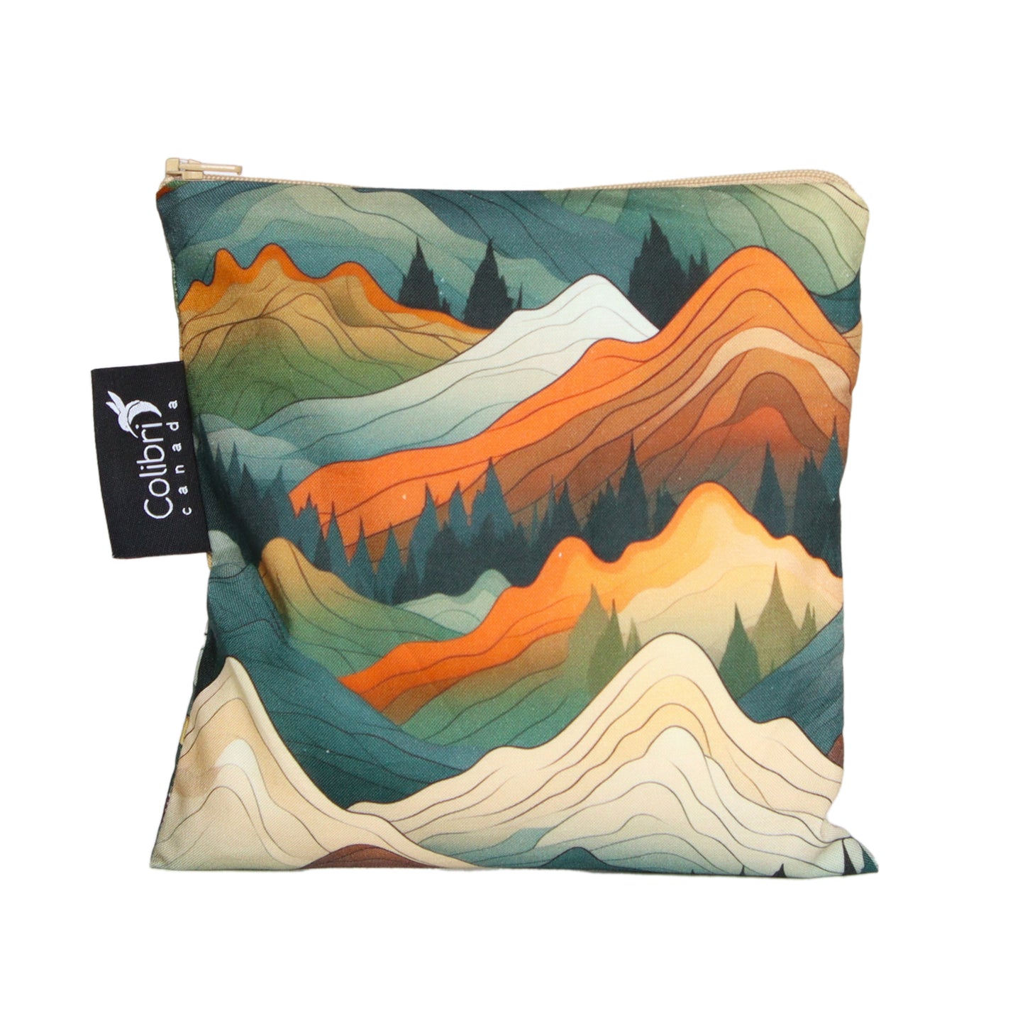 Mountains Reusable Snack Bag - Large