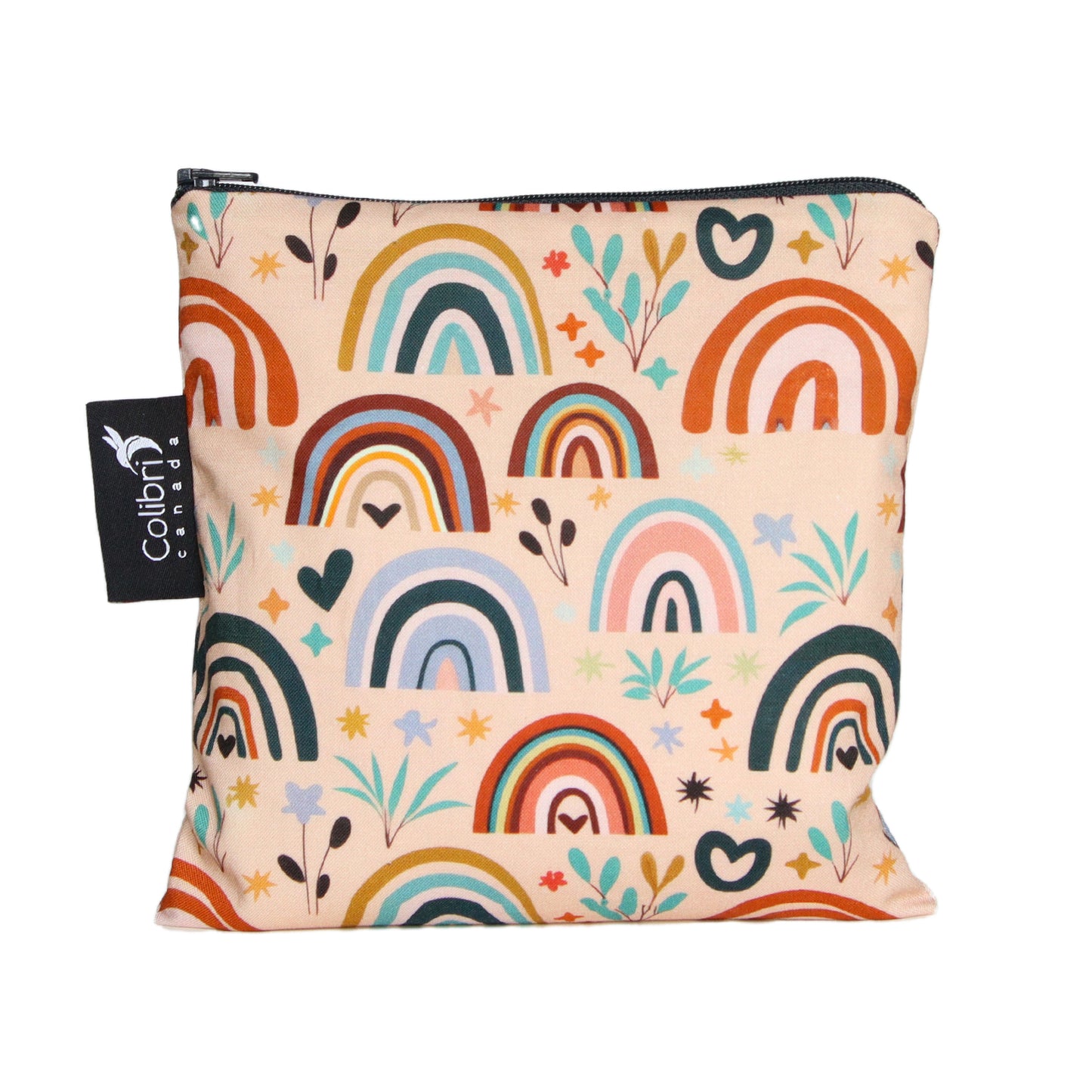 Spring Rainbows Reusable Snack Bag - Large