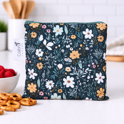 Daisy Reusable Snack Bag - Large