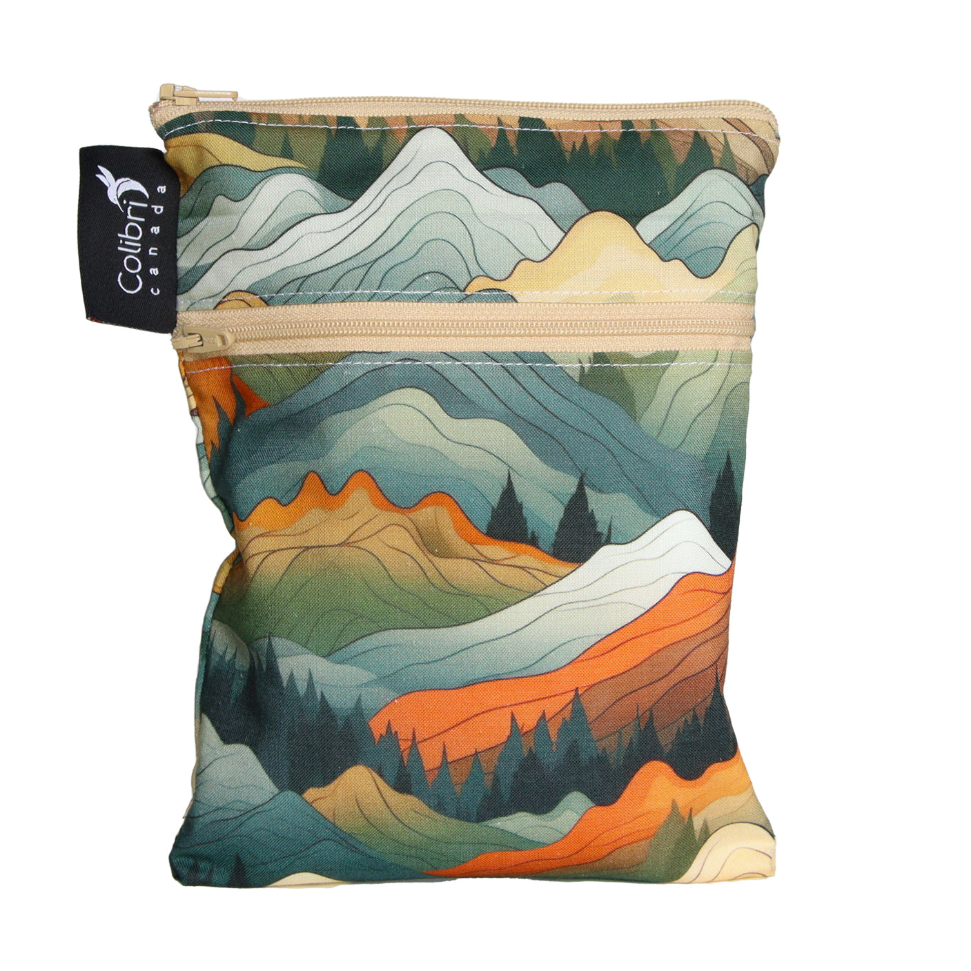 Mountains Mini Double Duty Wet Bag