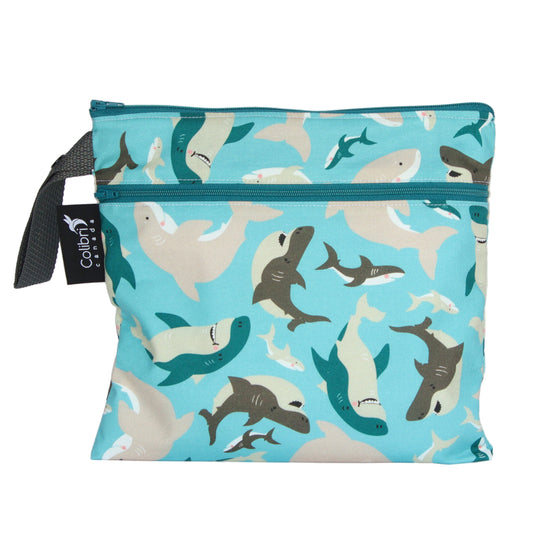 Sharks Small Double Duty Wet Bag