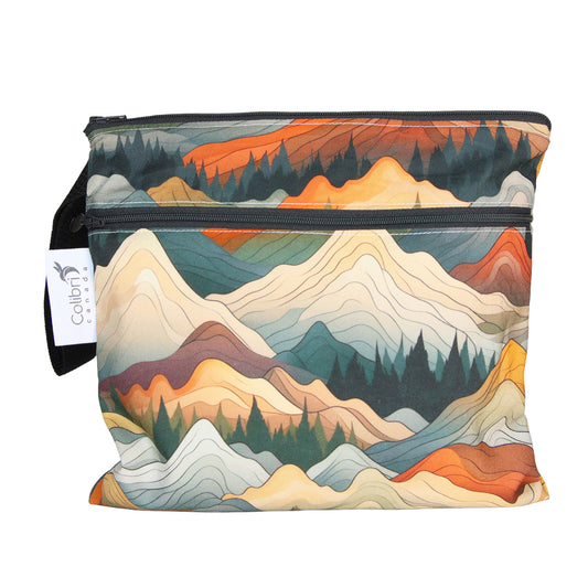 Mountains Small Double Duty Wet Bag