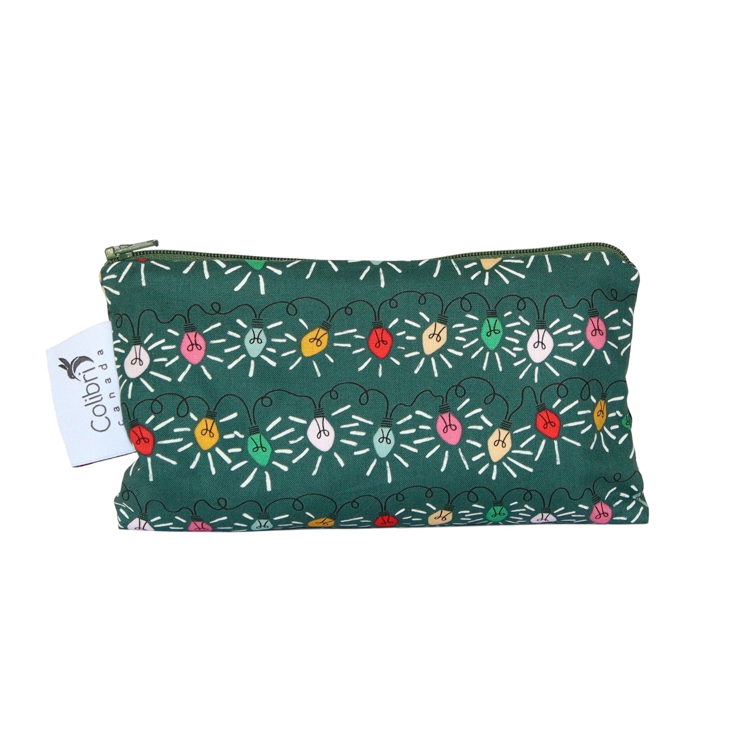 Festive Lights Reusable Snack Bag - Medium