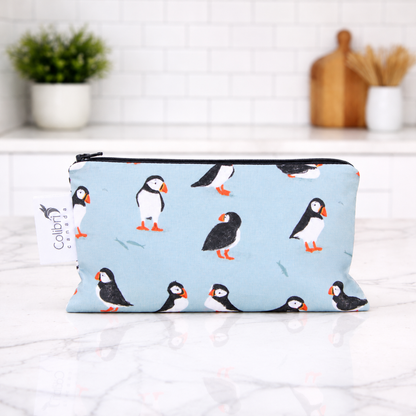 Puffins Reusable Snack Bag - Medium