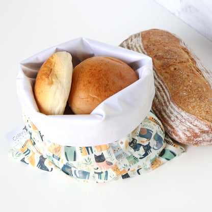 Reusable Bread Bag - Cats