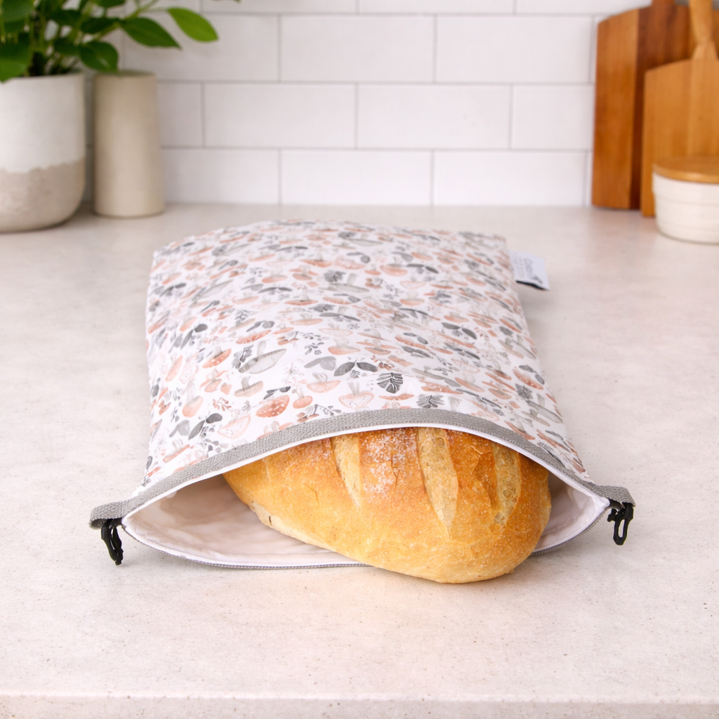 Reusable Bread Bag - Wild Mushrooms