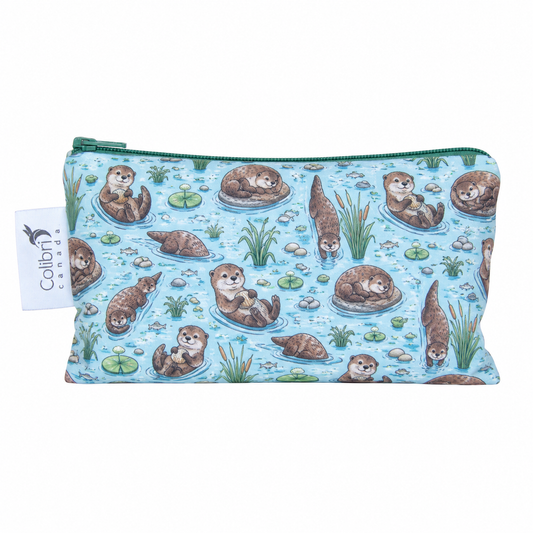 Otterly Adorable Reusable Snack Bag - Medium