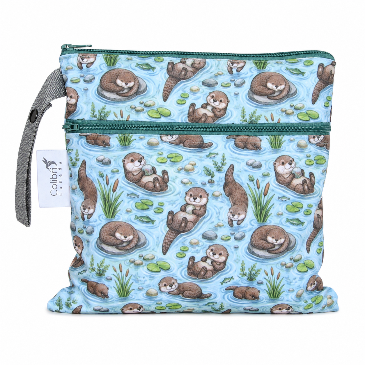 Otterly Adorable Small Double Duty Wet Bag