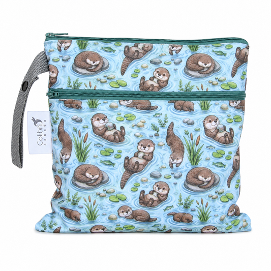Otterly Adorable Small Double Duty Wet Bag