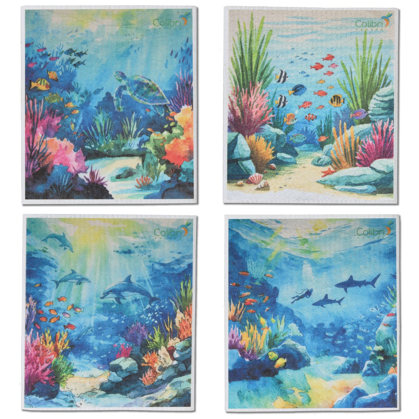 Sponge Cloths - In The Ocean