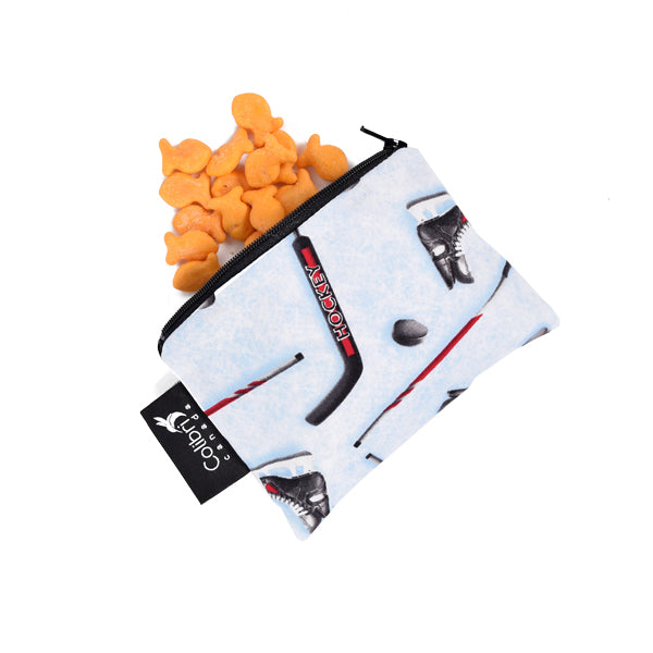 Hockey Reusable Snack Bag - Small