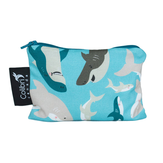 Sharks Reusable Snack Bag - Small