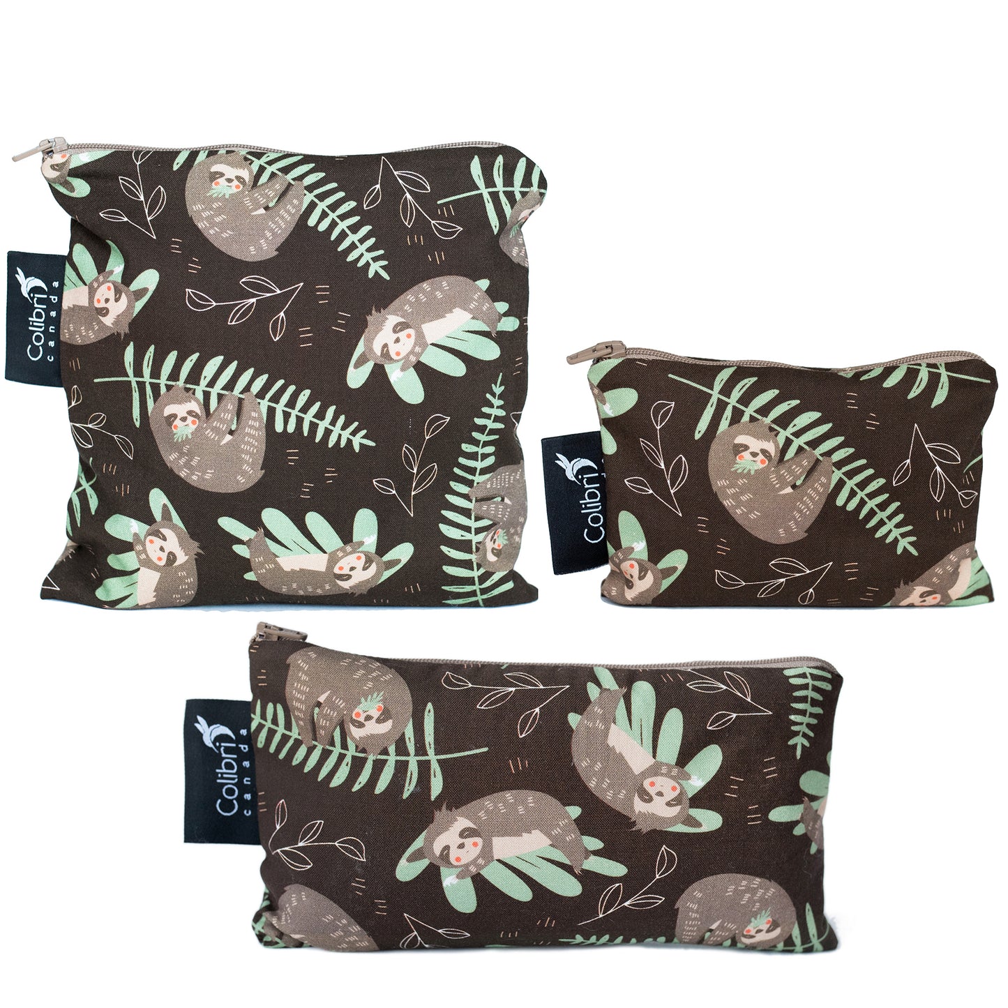 Sloths Snack Bag Set