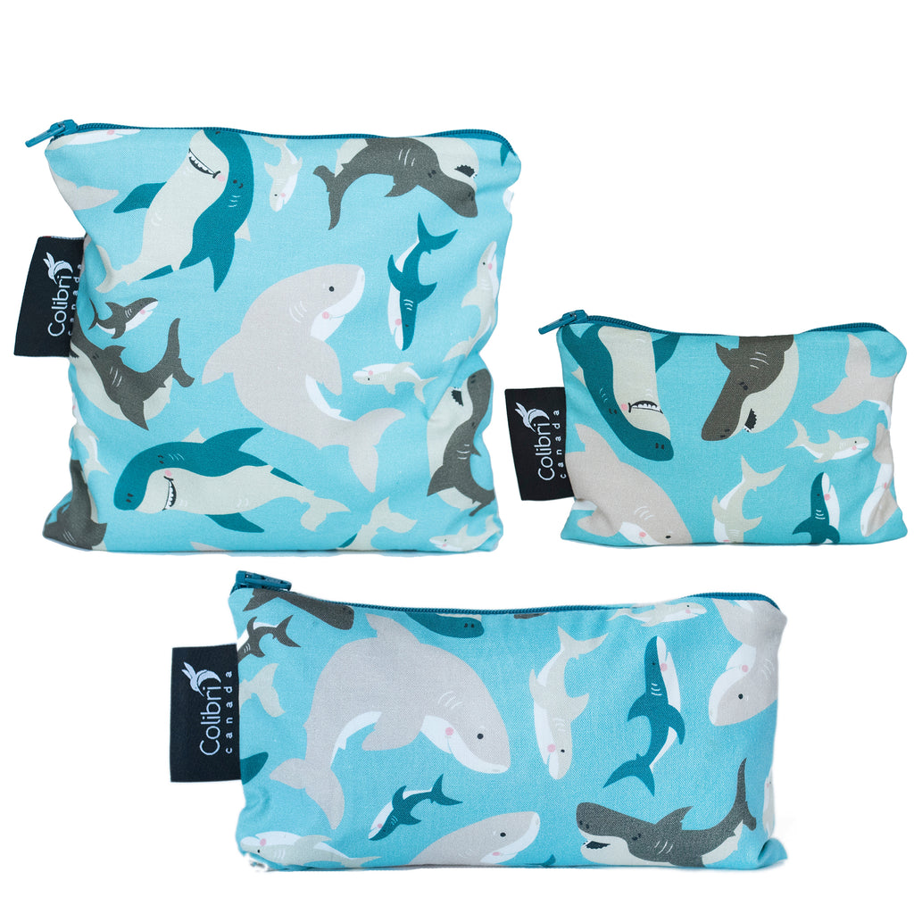 Shark Snack Bag Set