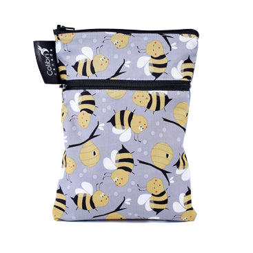 Bumble Bees Mini Double Duty Wet Bag