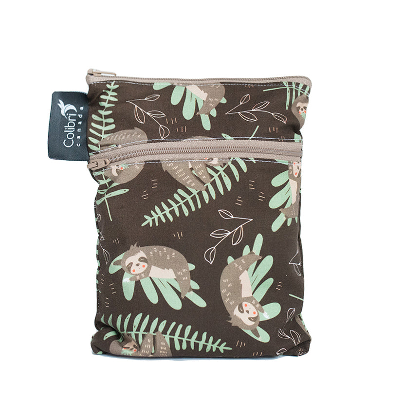 Sloths Mini Double Duty Wet Bag