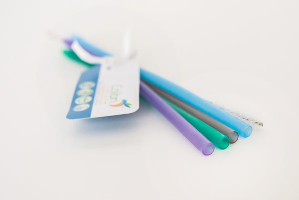 Reusable Straws - 4 pack with cleaner